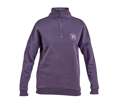 Shires Aubrion Serene Half Zip Sweater Purple