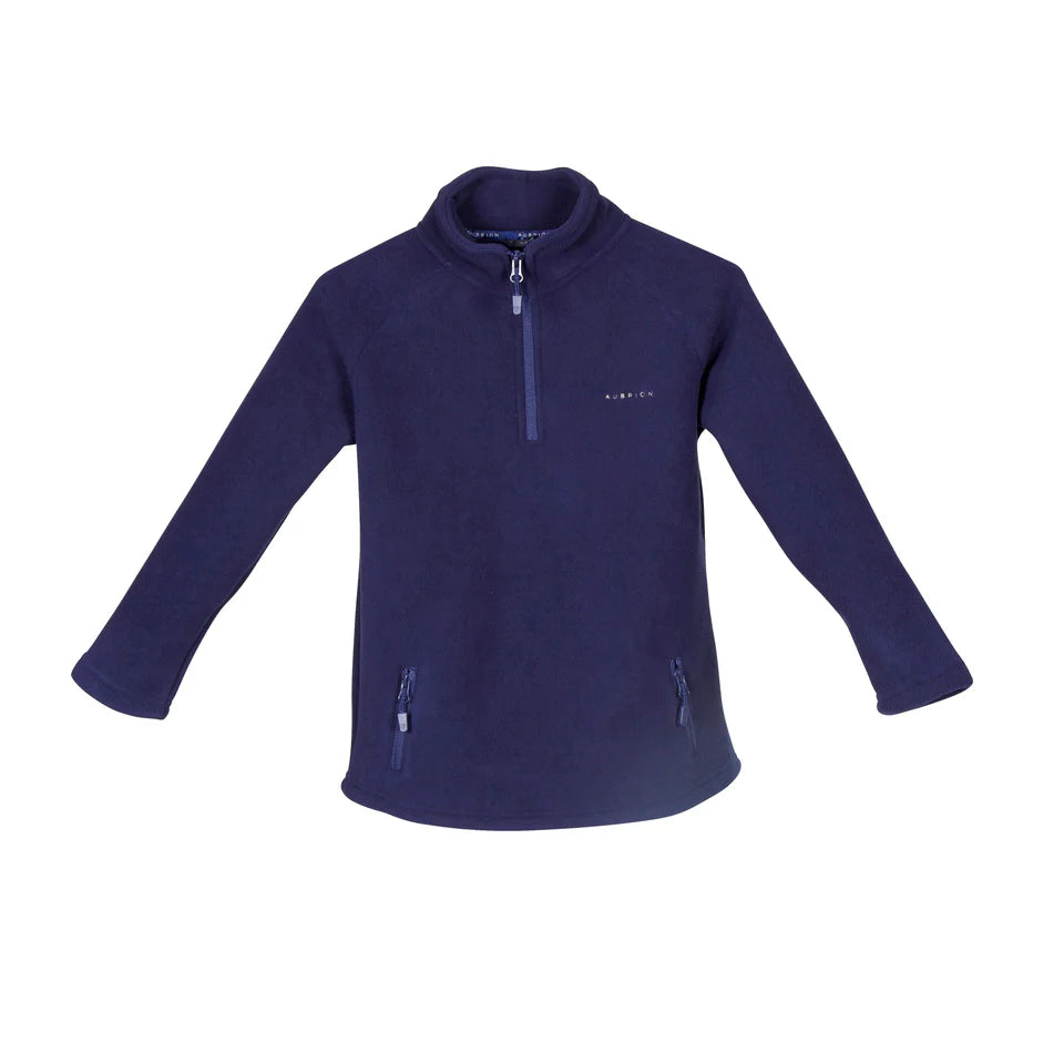 Shires Aubrion Restore Half Zip Fleece Young Rider - Ink