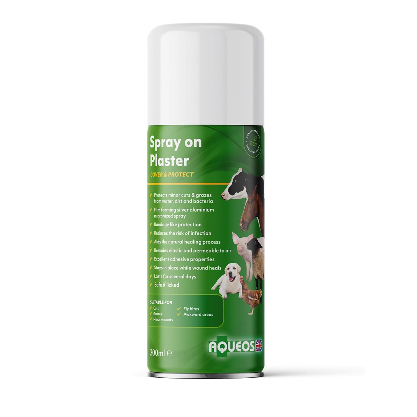 Aqueos Spray On Plaster 200ml