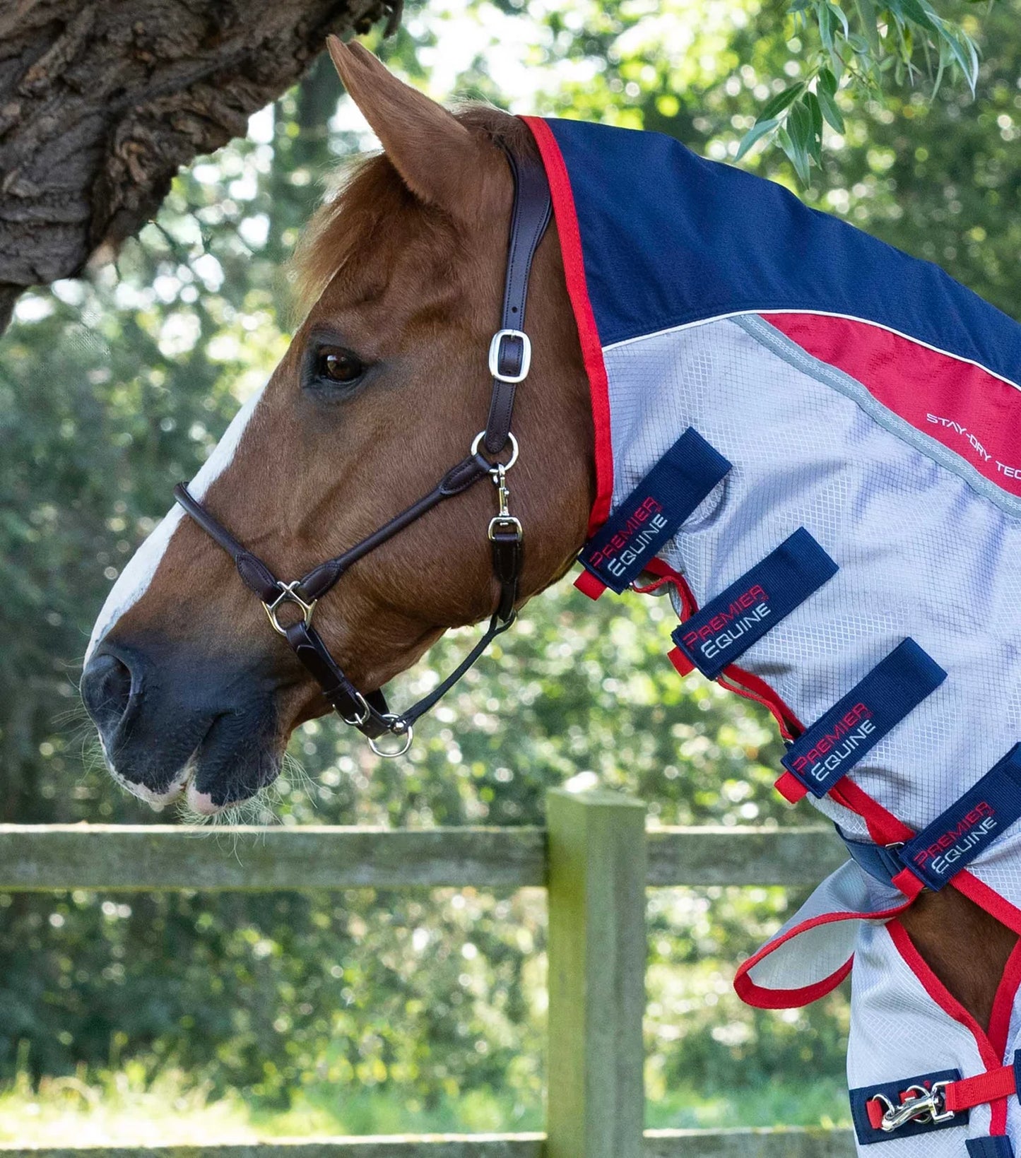 Premier Equine Stay-Dry Super Lite Fly Rug with Surcingles Navy