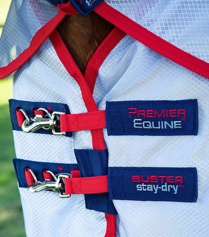 Premier Equine Stay-Dry Super Lite Fly Rug with Surcingles Navy