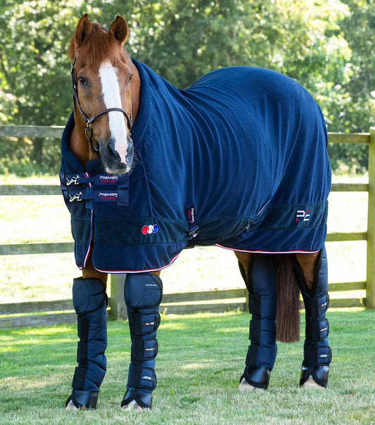 Premier Equine Buster Fleece Cooler Rug - Vecto Edition Navy