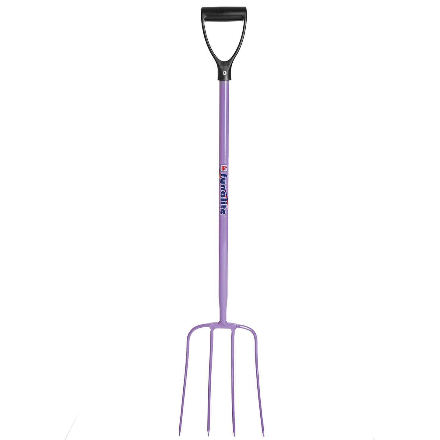 Fynalite Hi-Strength Manure Fork 4 Prong D-Grip 32" Purple 4PDPURP