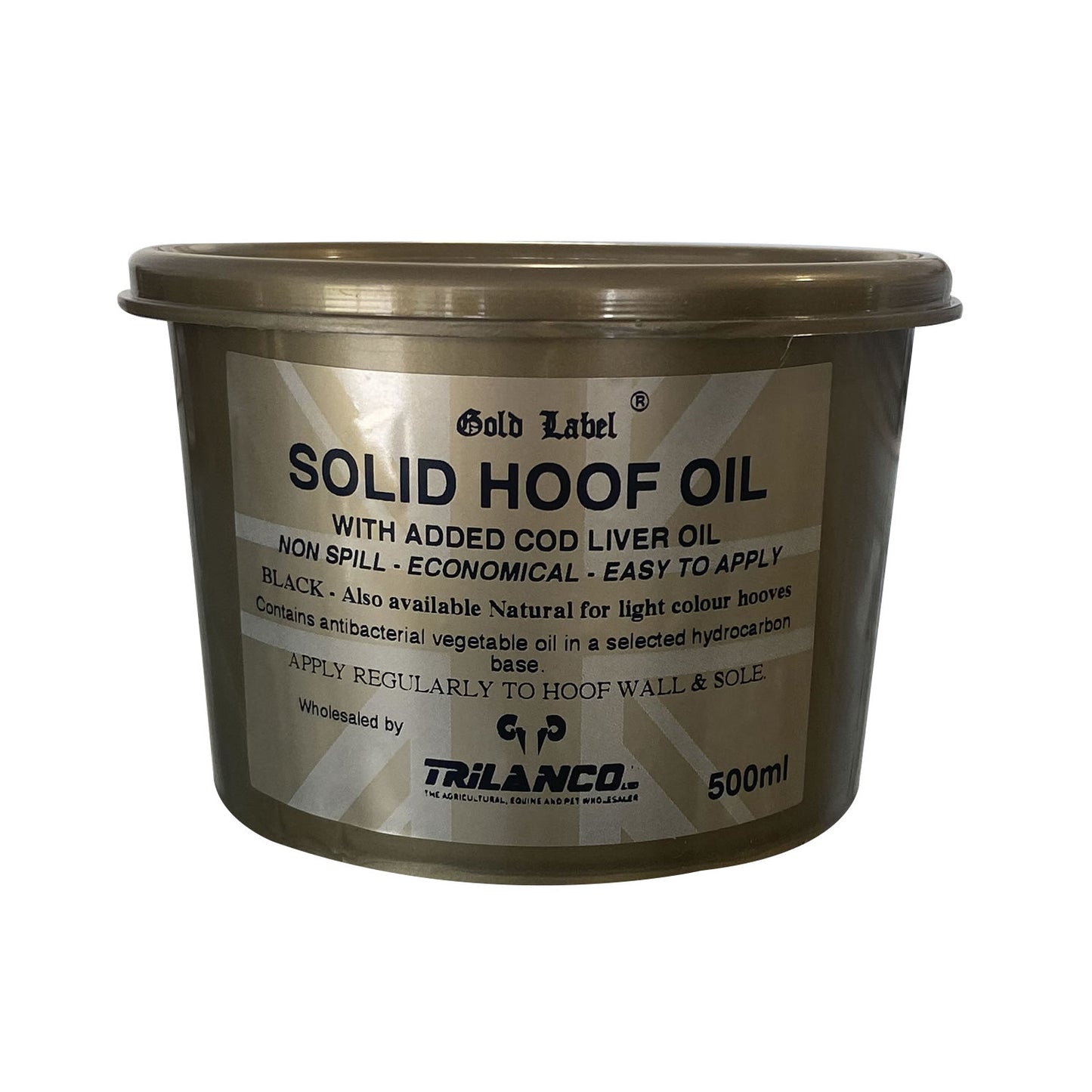 Gold Label Solid Hoof Oil Black