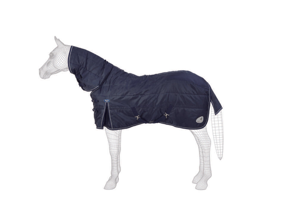 Masta Fixed Neck Stable Rug 100g Navy Blue 6ft 9