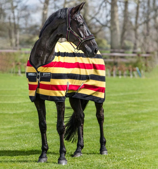 Horseware Rambo Deluxe Fleece Rug Witney Stripes Gold