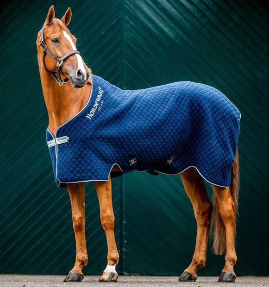 Horseware Autumn Cooler (50g Light) Navy/Navy & Silver