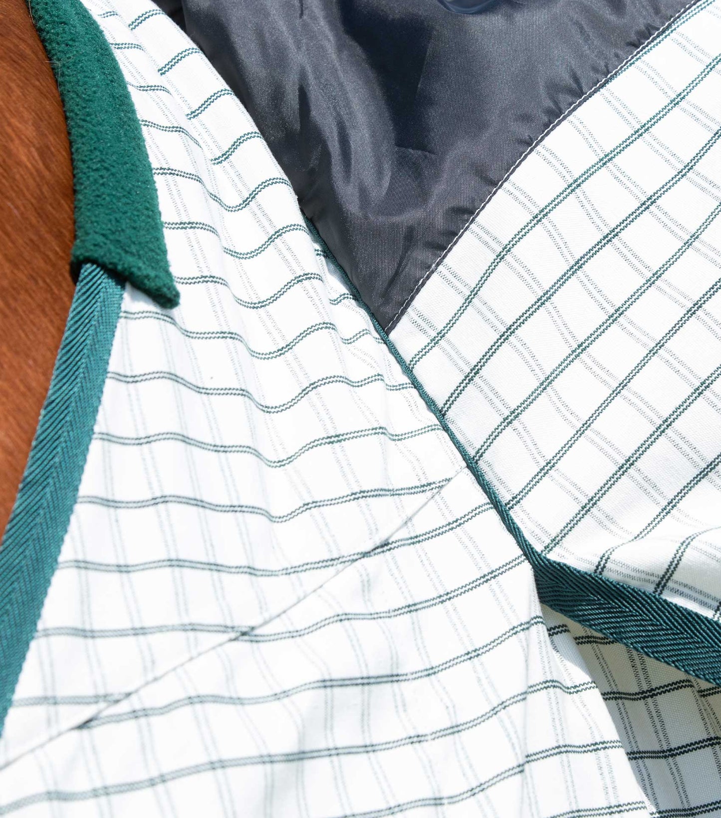 Premier Equine Combo Cotton Sheet Green Check