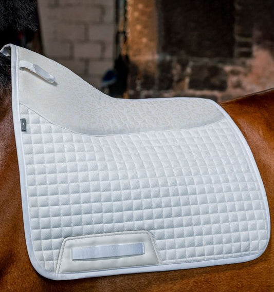 Horseware Tech Comfort Dressage Pad White Cob / Horse