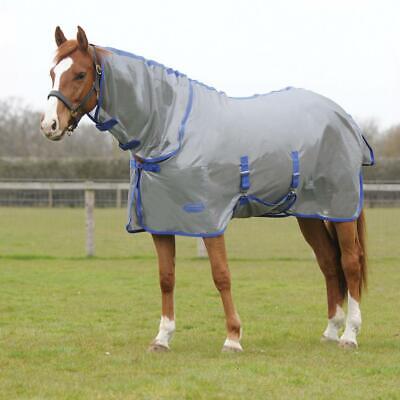 WeatherBeeta Genero Mesh Combo Neck Fly Sheet Grey/Blue