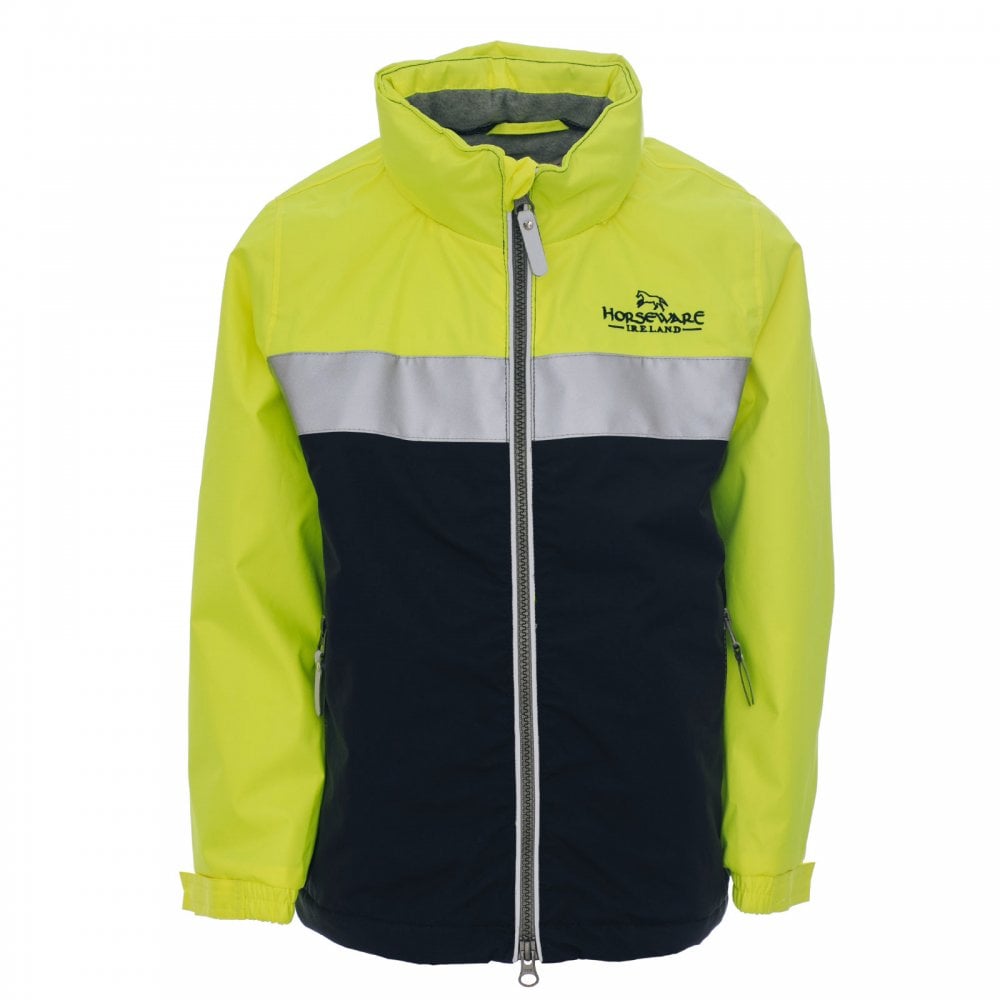 Horseware Hi-Viz Kids Corrib Jacket Fluorescent