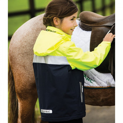 Horseware Hi-Viz Kids Corrib Jacket Fluorescent