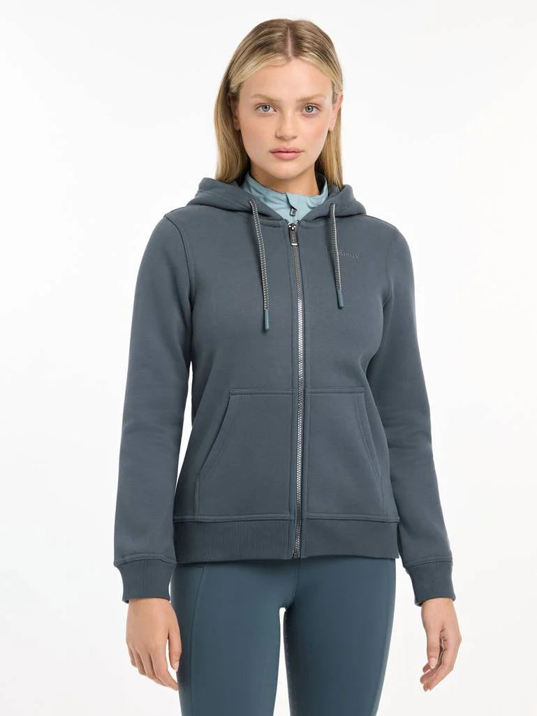 LeMieux Elle Zip Through Hoodie Petrol