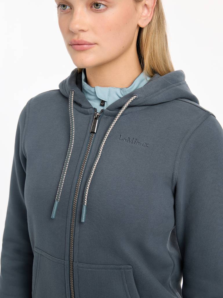 LeMieux Elle Zip Through Hoodie Petrol