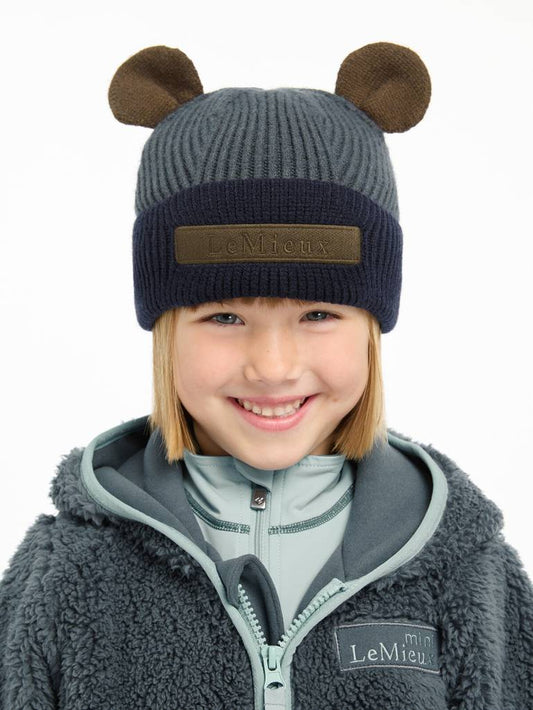 LeMieux Mini Bear Beanie Petrol