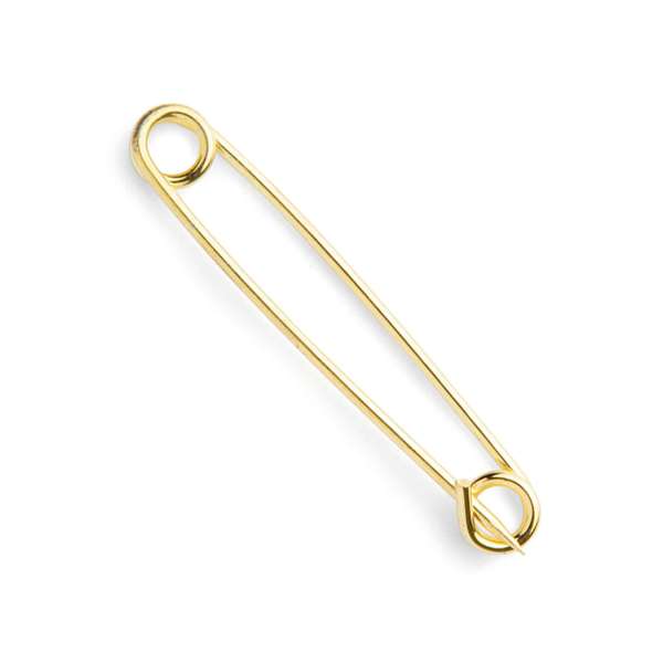 Shires Plain Plated Stock Pin Gold