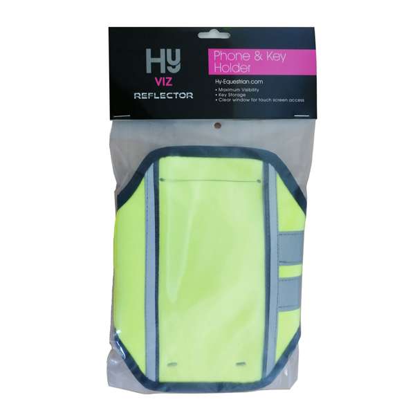 HyVIZ Reflector Phone & Key Holder Yellow