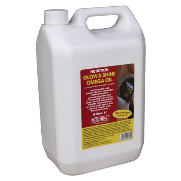 Equimins Glow & Shine Omega Oil 5 Litre