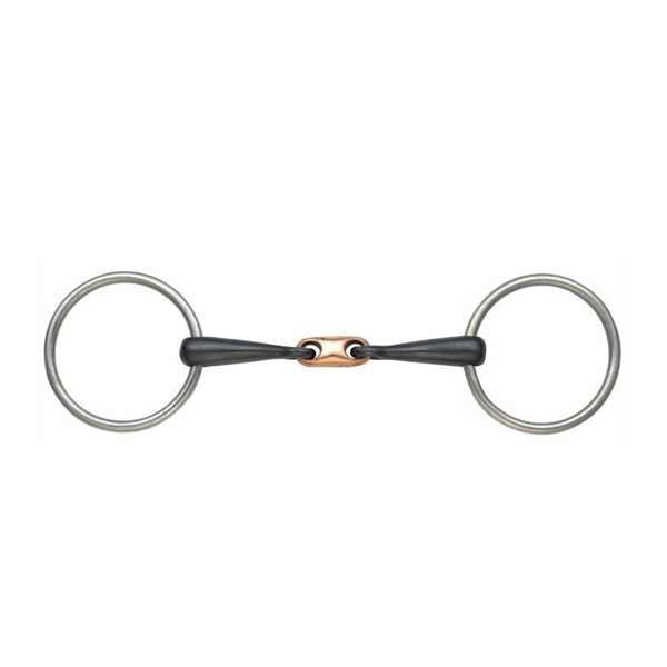 Shires Copper Lozenge Sweet Iron Snaffle