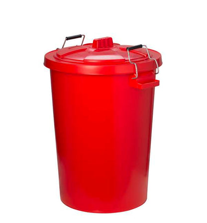 ProStable Dustbin c/w Locking Lid 90 Litre