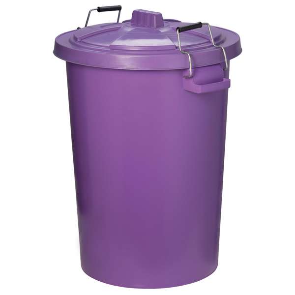 ProStable Dustbin c/w Locking Lid 90 Litre